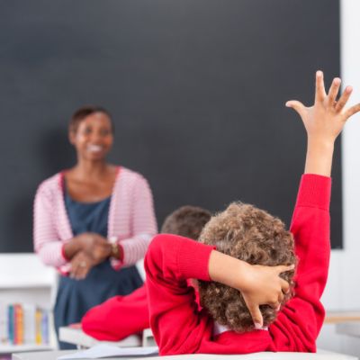 Student in classroom Parenting